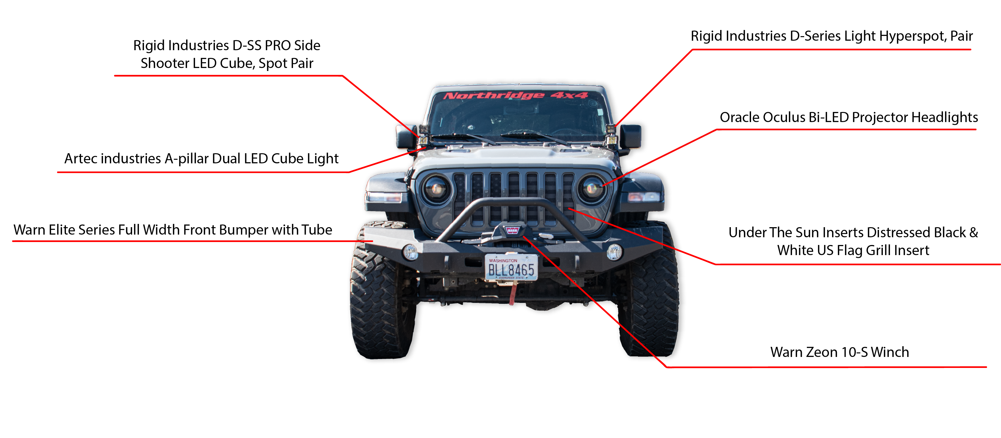 Northridge4x4's Fleet: 2018 Sting Gray Jeep Wrangler JLU Rubicon